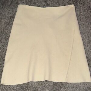 DKNY Cream Pencil Skirt